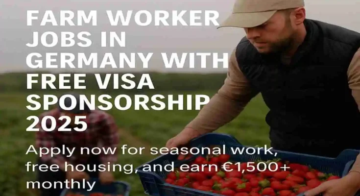 Farm Worker Jobs in Germany with Free Visa Sponsorship 2025