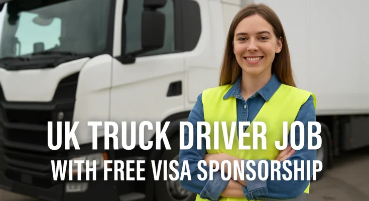 UK Truck Driver Job with Free Visa Sponsorship 2025 – Your Gateway to a High-Paying Career in the UK 🚛🇬🇧